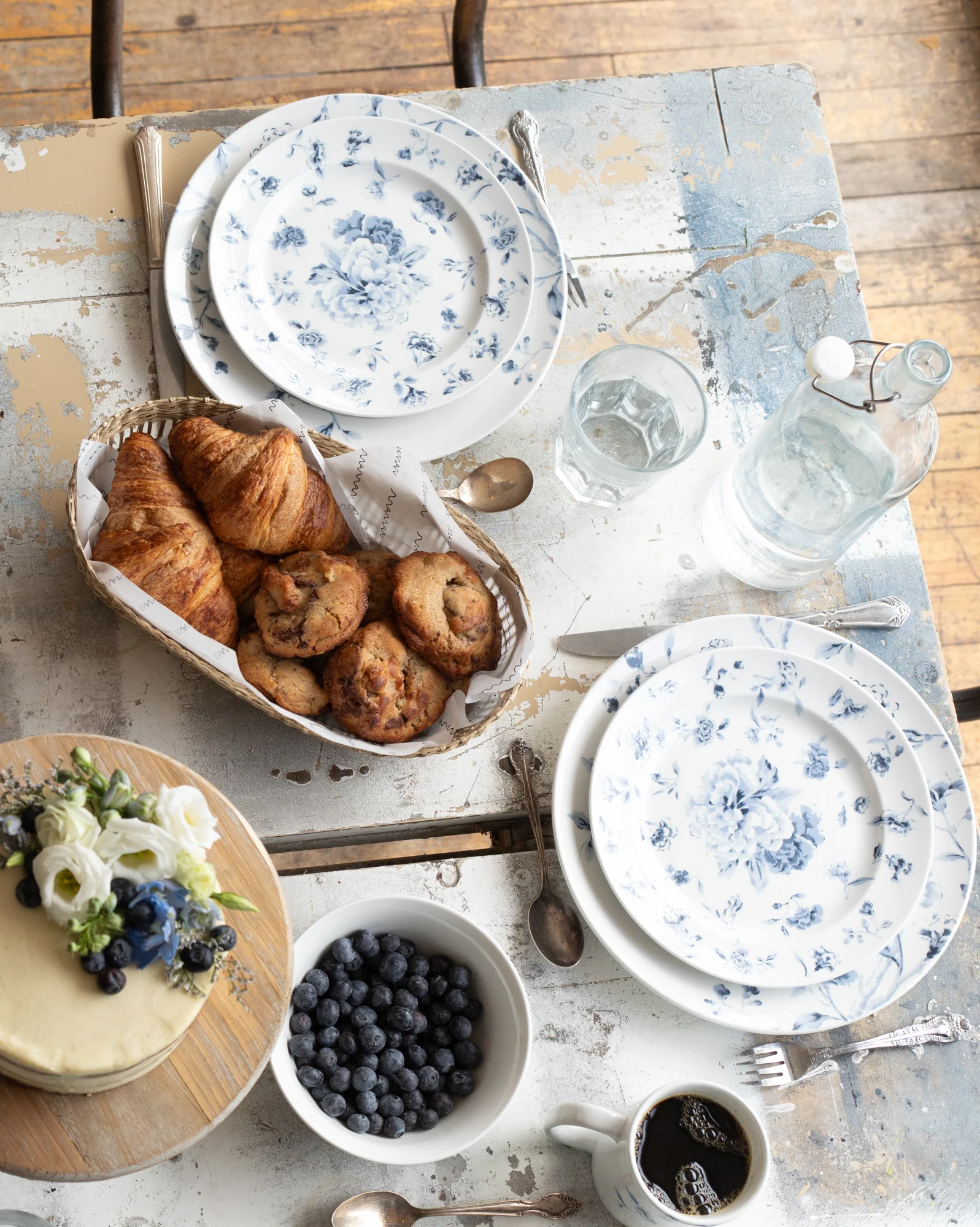 {pre-order} martha stewart french garden party dinnerware set {six items per piece set} - Image 3