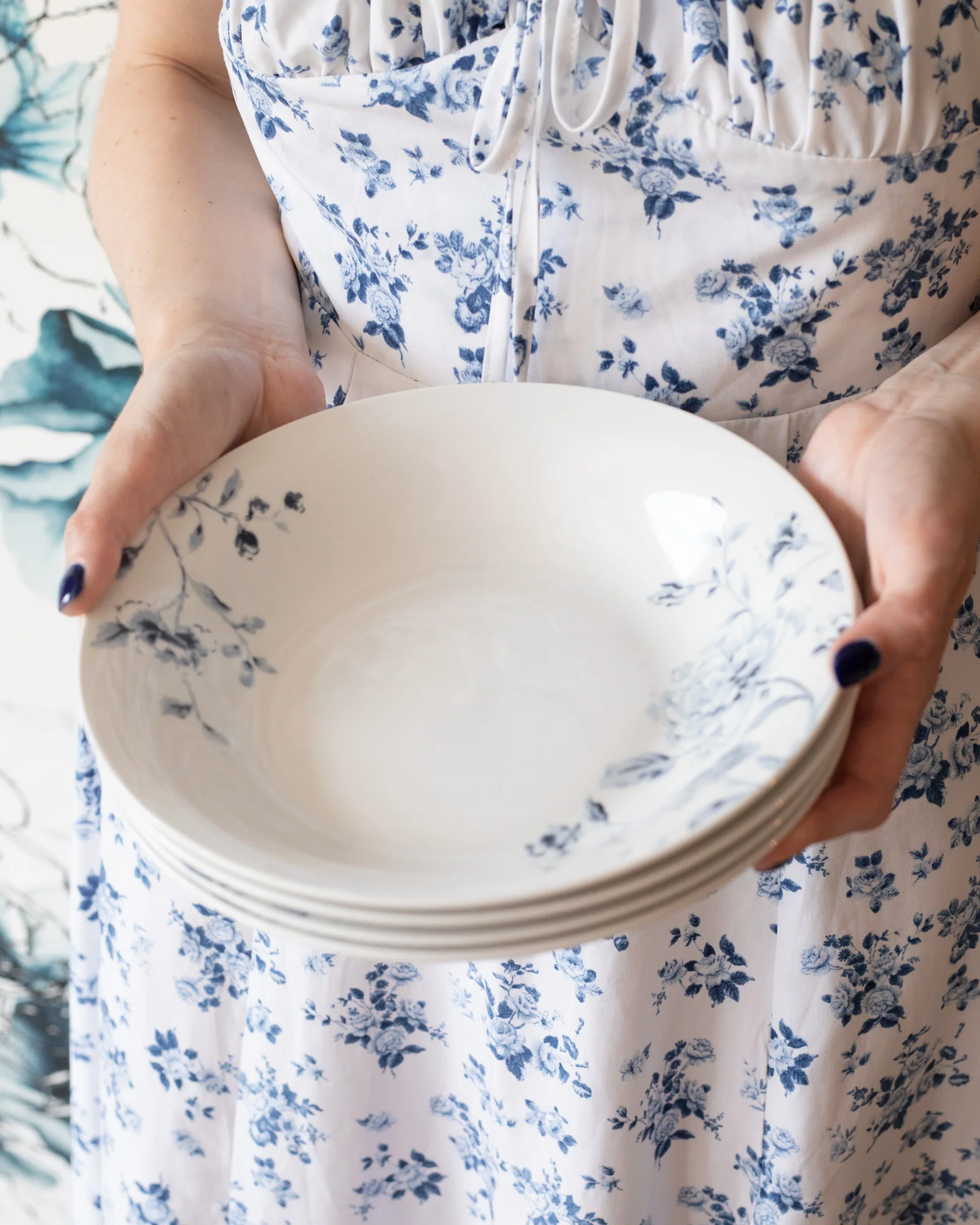 {pre-order} martha stewart french garden party dinnerware set {six items per piece set} - Image 6