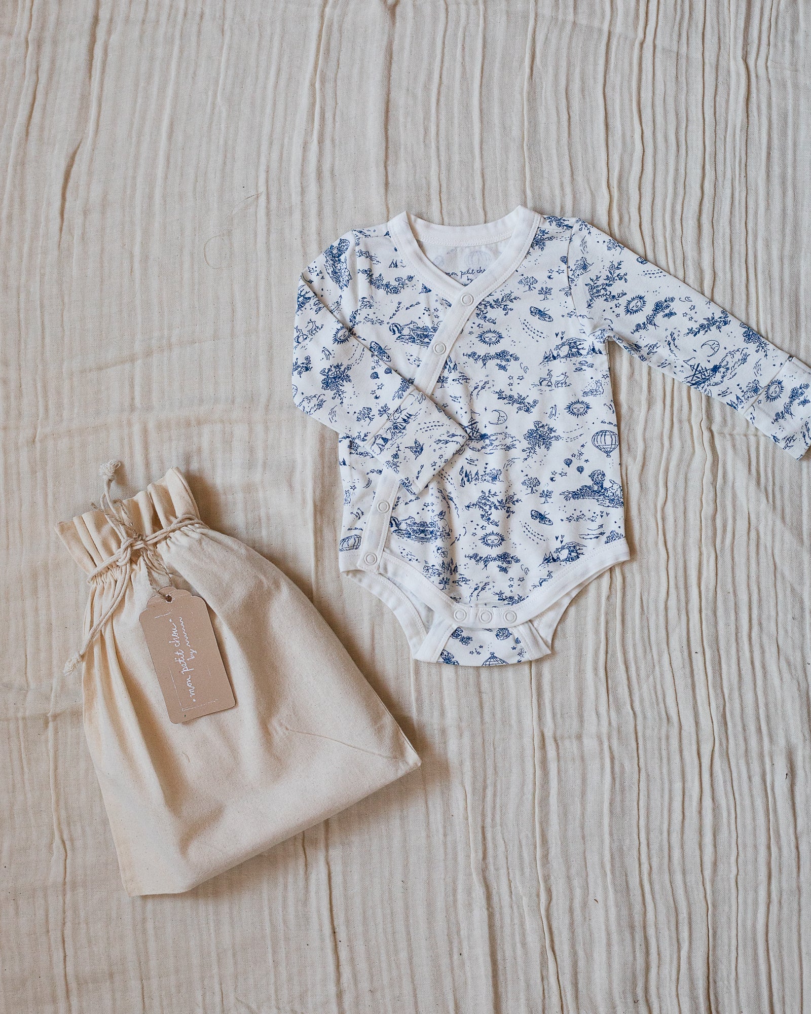 the jannie wrap bodysuit {storytime toile} - Image 3