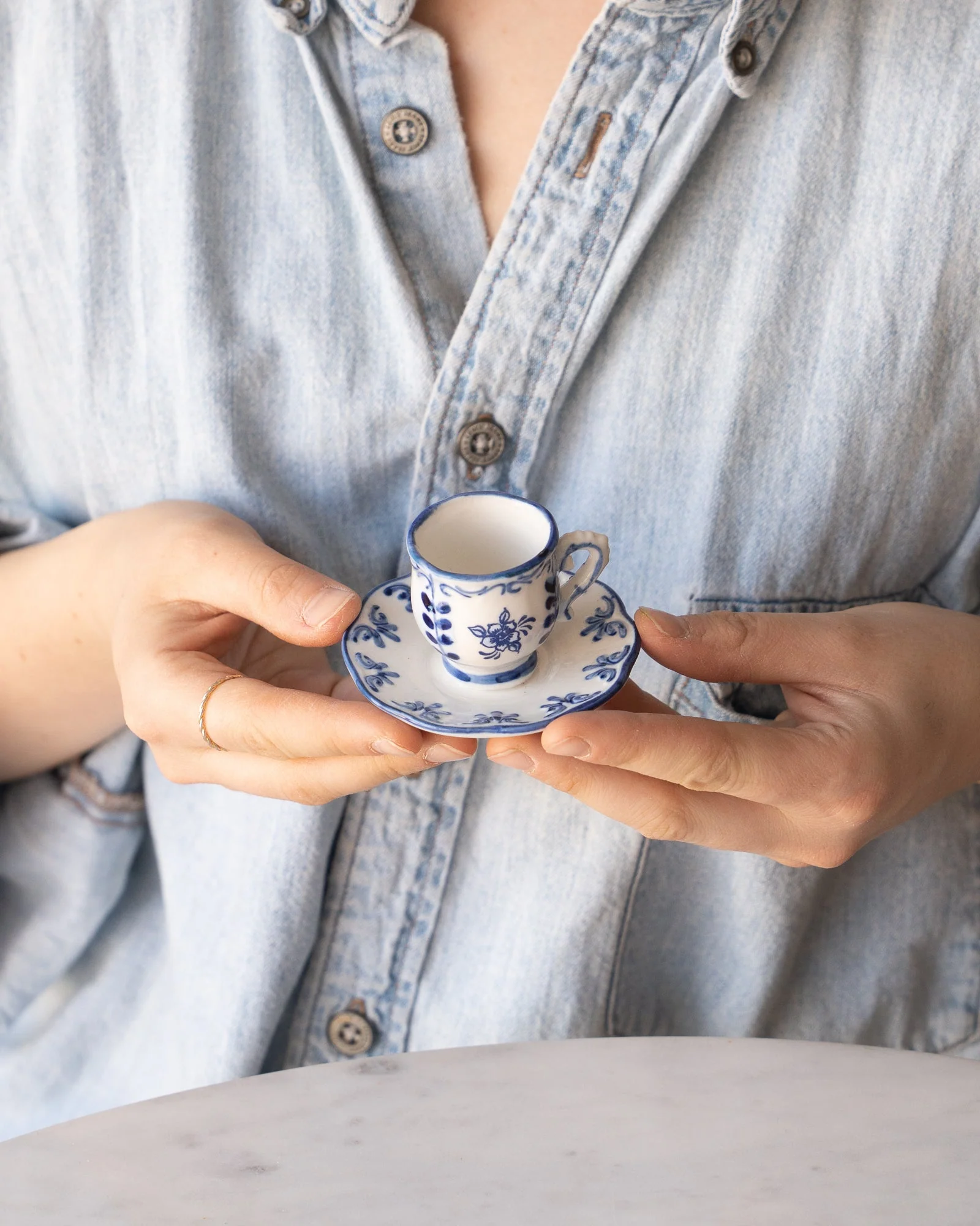 petite tea cup dish - Image 4