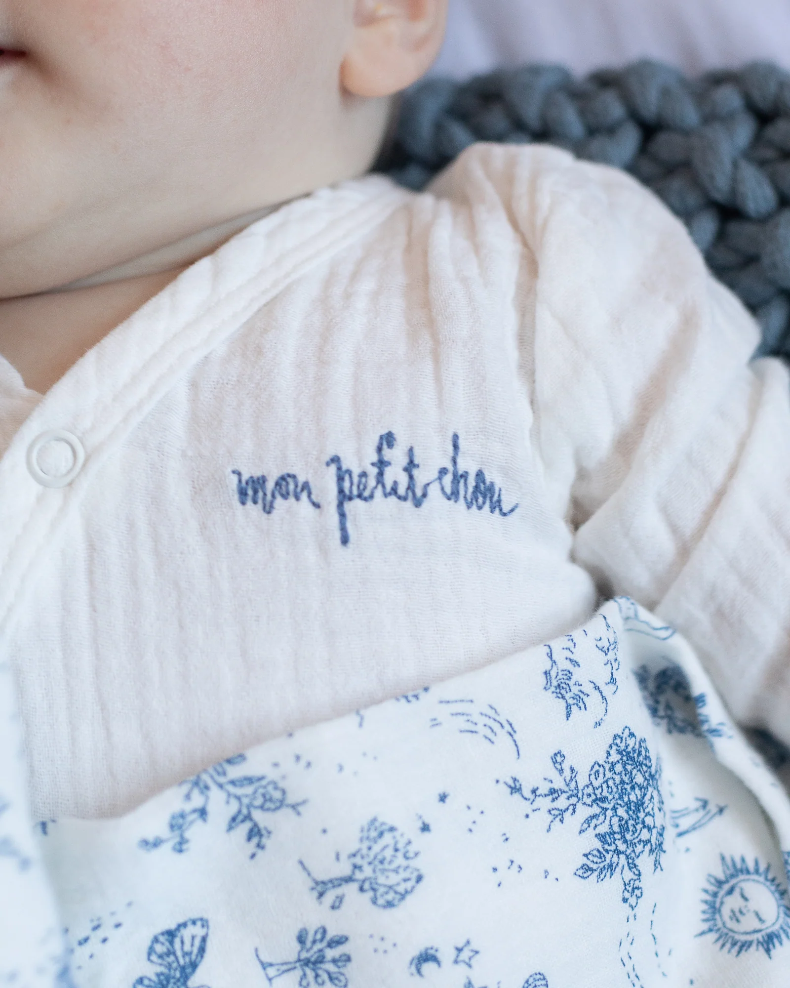 the popple bodysuit {cottontail muslin} - Image 3