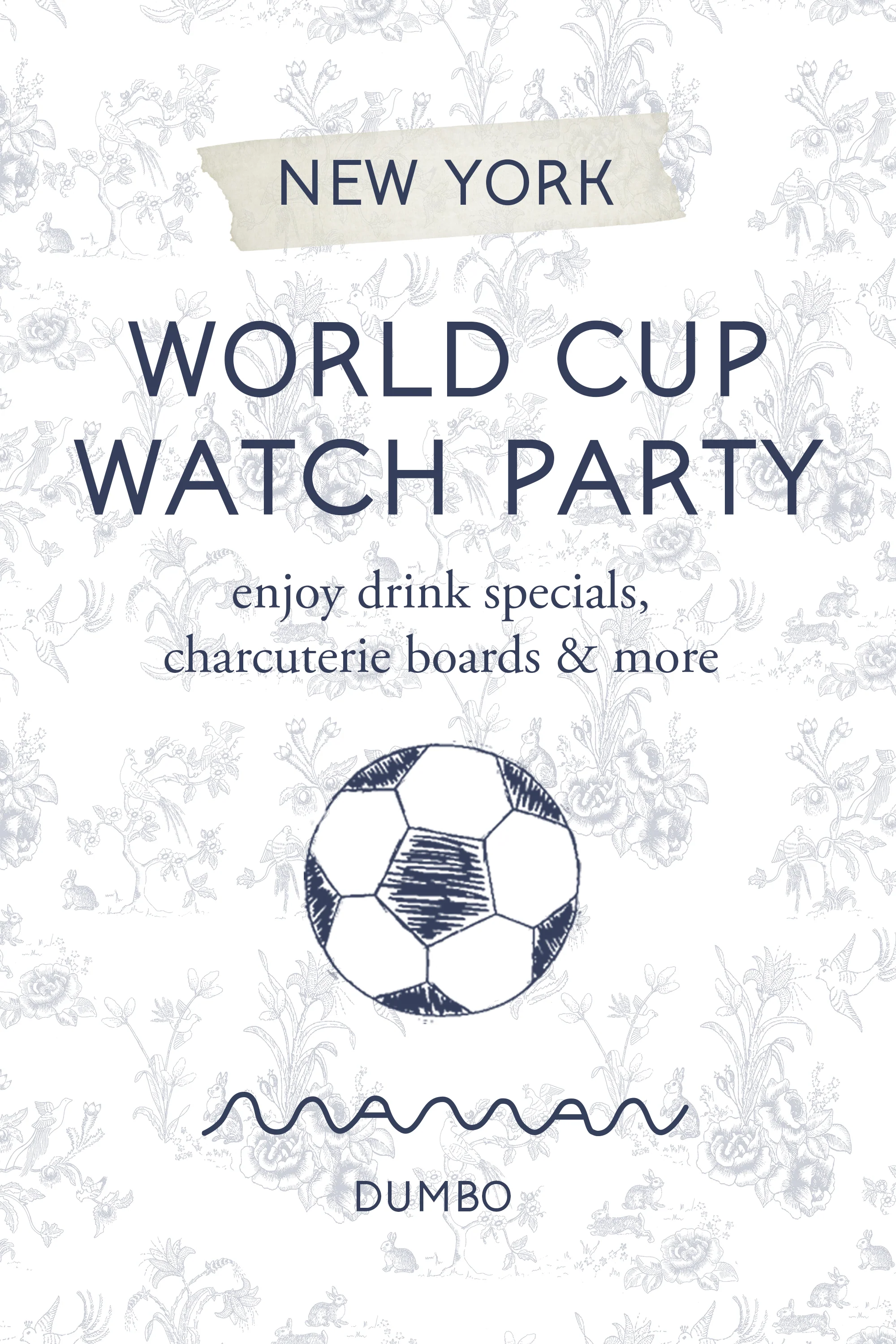 world cup watch party at maman dumbo